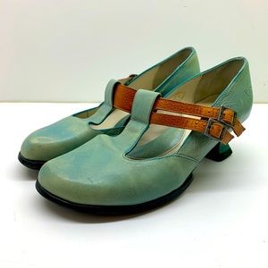 Stylish, Baby Blue Fluevog Heels